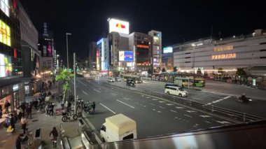 Kinshicho Gece Manzarası, Japonya Tokyo 2023