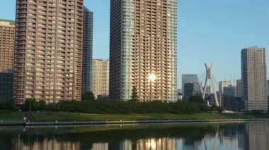 Sumida Nehri, Japonya Tokyo Haziran 2024 sabahı