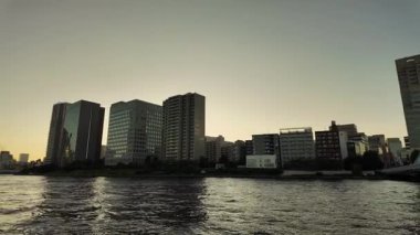 Sumida Nehri Akşam manzarası Tokyo 2024