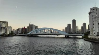 Sumida Nehri Akşam manzarası Tokyo 2024