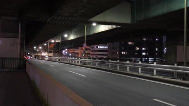 Sumidagawa Ohashi Köprüsü, Japon Tokyo Gece Manzarası