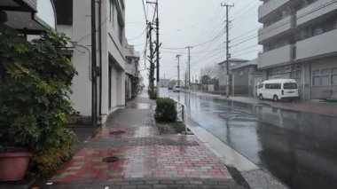 Tokyo Kiyosumi Shirakawa kar yağışı 2024