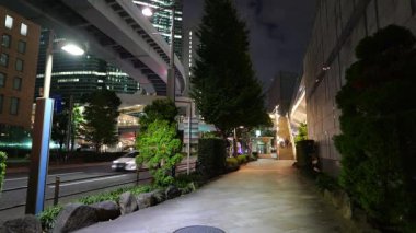 Caretta Shiodome, Japonya Tokyo Gece Manzarası 2025