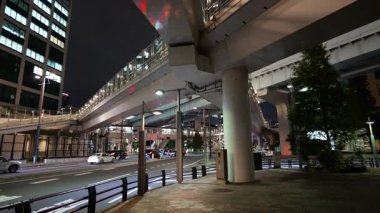 Caretta Shiodome, Japonya Tokyo Gece Manzarası 2025