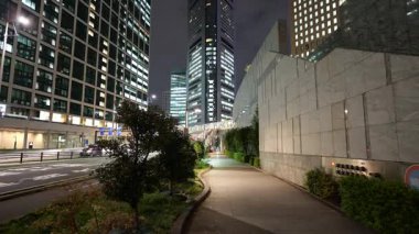 Caretta Shiodome, Japonya Tokyo Gece Manzarası 2025