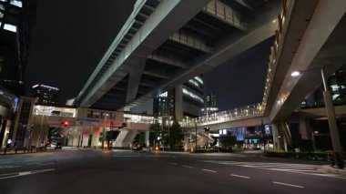 Caretta Shiodome, Japonya Tokyo Gece Manzarası 2025