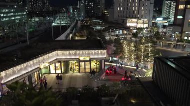 Tokyo Solamachi Noel Aydınlatmaları 2025 Gökyüzü Ağacı