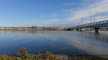 Arakawa nehir yatağı Shinsuna bölgesi, Japonya Tokyo 2025