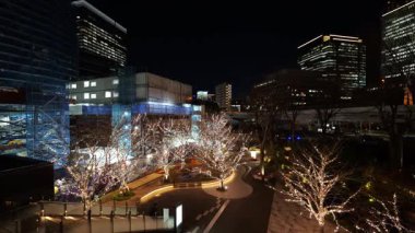 Tokyo Meşale Kulesi yapım aşamasında Ocak 2026 Gece Görüşü