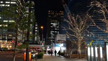 Tokyo Meşale Kulesi yapım aşamasında Ocak 2026 Gece Görüşü