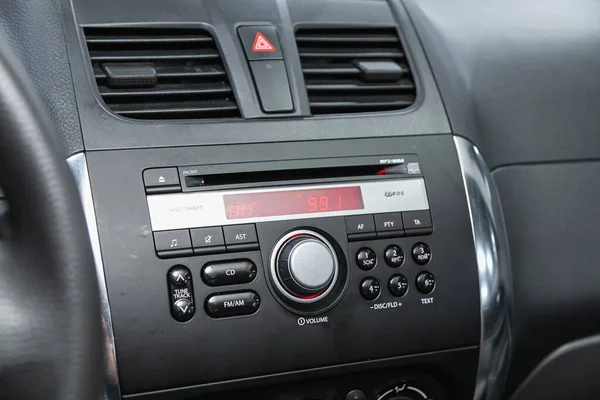 Novosibirsk Russia November 2020 Suzuki Auto Interior Car Stereo Audio — Stock Fotó