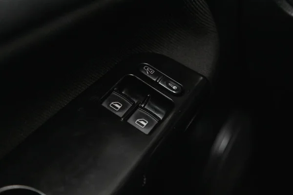 Novosibirsk Russia November 2020 Volkswagen Passat Close Door Control Panel — ストック写真