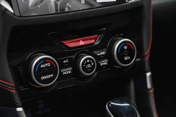 Novosibirsk Russia November 2020 Subaru Forester Conditioner Air Flow Control — Stockfoto