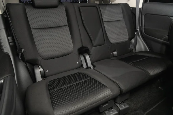 Novosibirsk Rusia Noviembre 2020 Mitsubishi Outlander Asiento Trasero Para Pasajeros — Foto de Stock