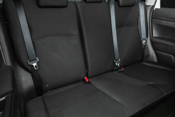 Novosibirsk Rusia Enero 2021 Mitsubishi Asx Coche Comfort Dentro Interior —  Fotos de Stock