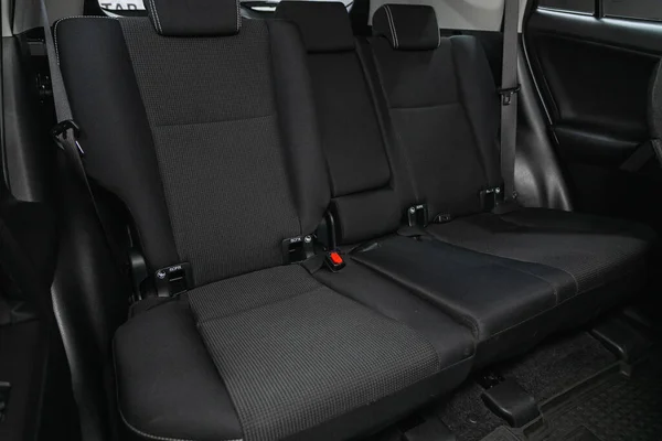 Novosibirsk Rusia Enero 2021 Toyota Rav Nuevo Coche Dentro Interior —  Fotos de Stock