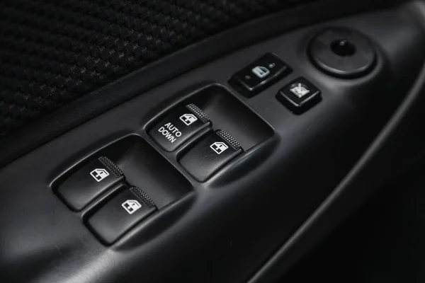 Novosibirsk Russia Січня 2021 Hyundai Tucson Close Side Door Buttons — стокове фото