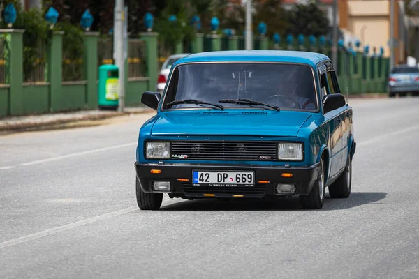 Antalya Turquia Abril 2021 Tofas Murat 124 Está Dirigindo Rápido — Fotografia de Stock