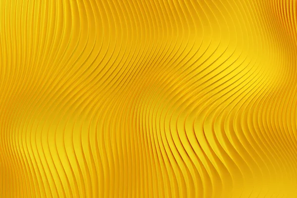 Ilustracja Wierszy Żółtej Linii Geometryczne Tło Wzór Splotu — Zdjęcie stockowe