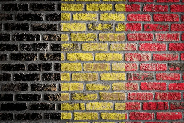 National Flag Belgiu — Stock Photo, Image