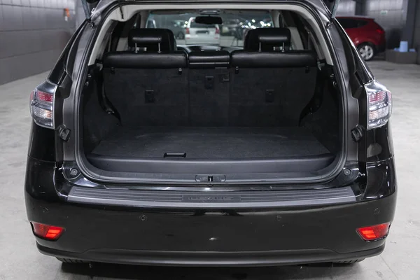 노보시비르스크 러시아 2021 Lexus Rear View Car Open Trunk 현대식 — 스톡 사진