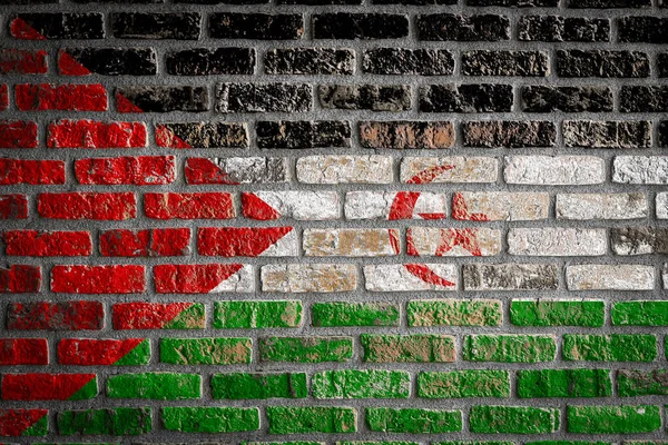 Národní Vlajka Západního Saharu — Stock fotografie