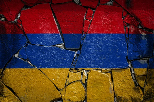 Государственный Флаг Армении — стоковое фото