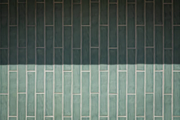 Parede Pavimentada Com Pedras Azulejo Greene Vista Superior Textura Pedra — Fotografia de Stock
