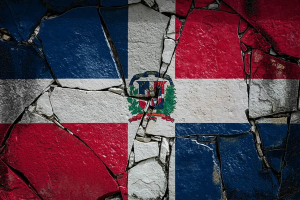 Dominicana Ulusal Bayrağı — Stok fotoğraf
