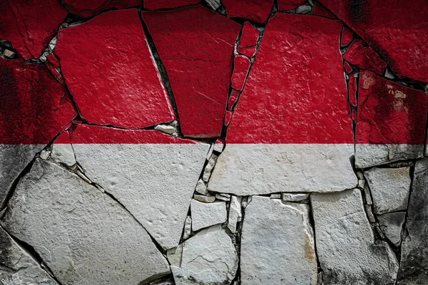 Indonesiens Nationale Flag - Stock-foto