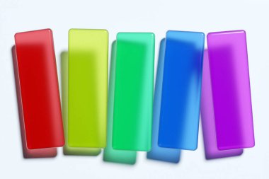3D çizim sarı, pembe, kırmızı, yeşil ve mavi çizgiler, geometrik süsleme tarzı. Soyut geometrik arkaplan, doku 