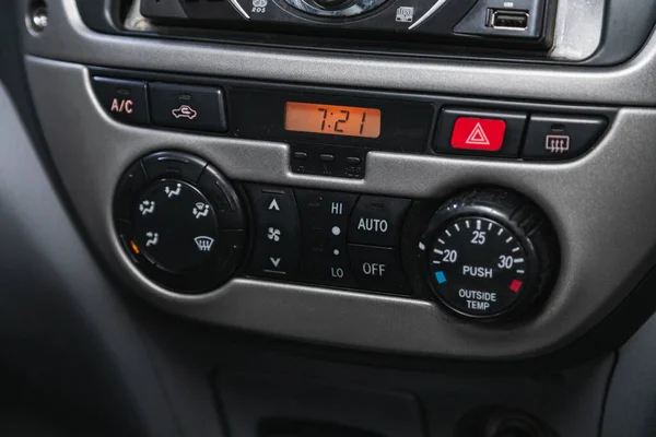 Novosibirsk Russia May 2021 Toyota Rav Black Detail Air Conditioning — Stock Photo, Image