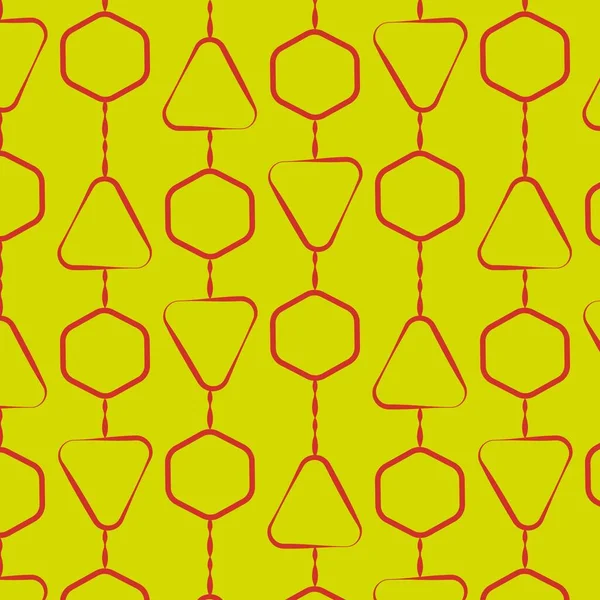 노란색 배경에 이있는 벡터입니다 평행사변형 패턴입니다 지리학적 다각형을 사용하는 기하학적 — 스톡 사진