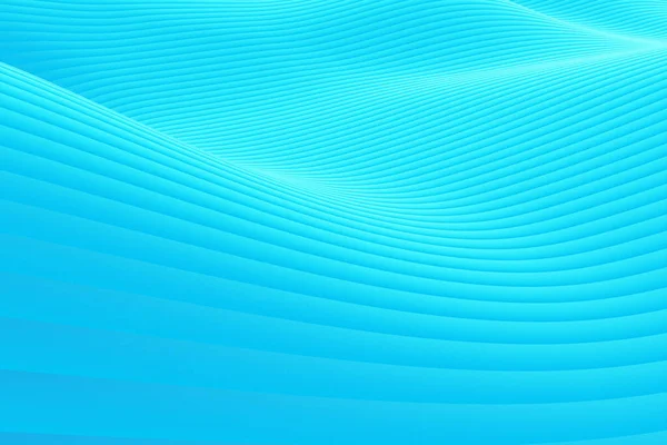 Ilustración Una Tira Azul Estéreo Rayas Geométricas Similares Las Ondas — Foto de Stock