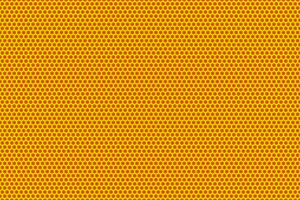 Ілюстрація Жовтого Стільника Меду Монохромного Стільника Зображення Простих Геометричних Шестикутних — стокове фото