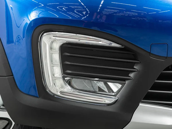 Новосибірськ Росія Червня 2021 Renault Kapture Close Fog Lights Bumper — стокове фото