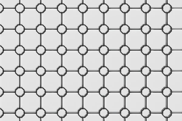 Illüstrasyon Modern Siyah Beyaz Soyut Geometrik Arkaplan Yastık Izi Tek — Stok fotoğraf