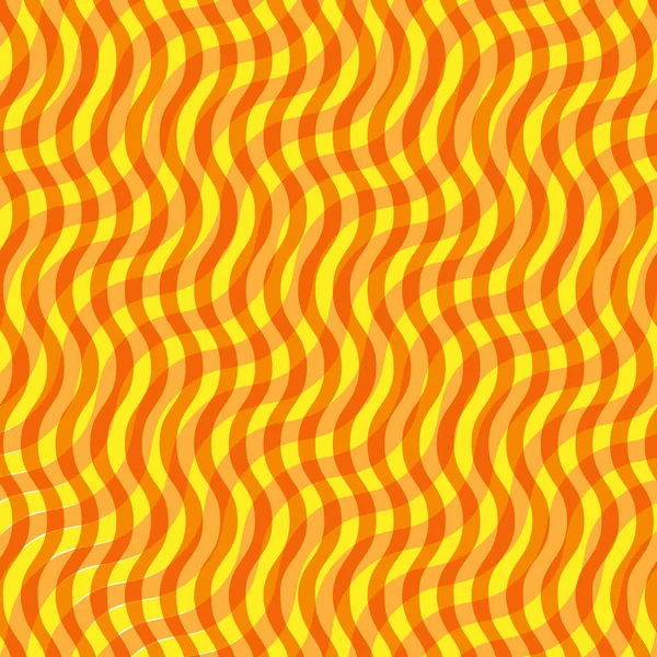 Farklı Turuncu Sarı Renkli Stereo Şeritlerin Vektörü Geometrik Çizgiler Dalgalara — Stok fotoğraf