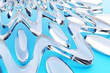 3D illüstrasyon soyut kaleydoskop arkaplanını kapat. Güzel şeffaf kaleydoskop dokusu. Eşsiz kaleydoskop tasarımı.