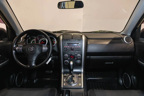 Novosibirsk Rusland Juli 2021 Suzuki Grand Vitara Interieur Van Nieuwe — Stockfoto