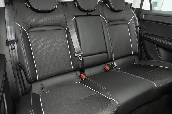 Novosibirsk Rusia Julio 2021 Nissan Arkana Diseño Interior Asientos Para — Foto de Stock