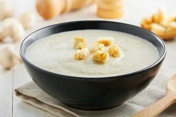Bowl of cream soup — Stock Photo, Image