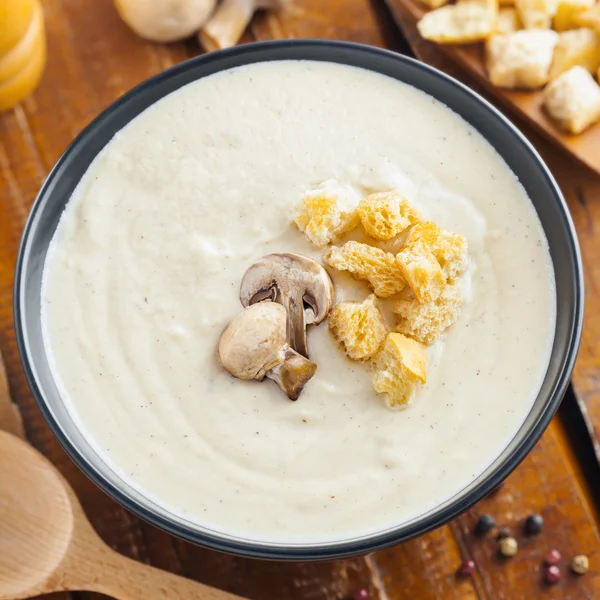 Bowl of cream soup — Stock Photo, Image