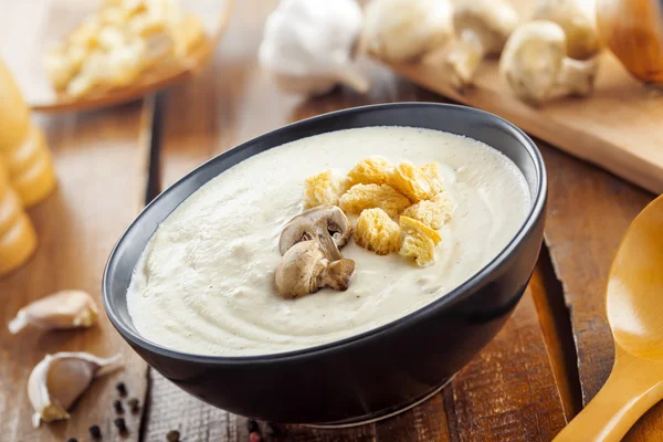 Bowl of cream soup — Stock Photo, Image