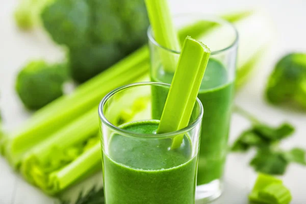 Bebida vegetal saudável, smoothie — Fotografia de Stock