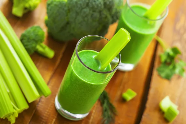 Bebida vegetal saudável, smoothie — Fotografia de Stock