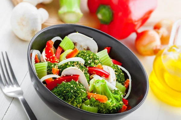 Hälsosam vegetarisk mat — Stockfoto