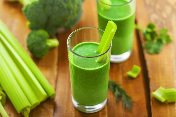 Bebida vegetal saudável, smoothie — Fotografia de Stock