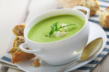 kremalı ıspanak çorbası