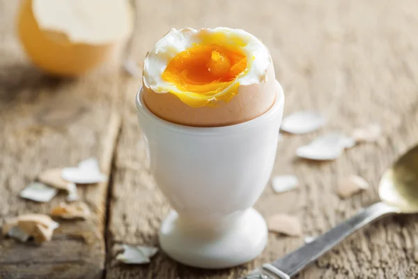 Ou fiert pentru micul dejun — Fotografie, imagine de stoc